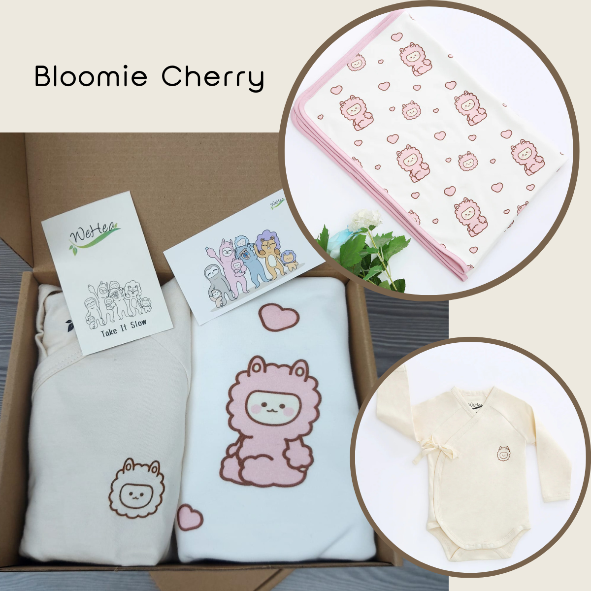 Bloomies -韓國有機棉初生嬰兒禮盒套裝｜滿月酒首選